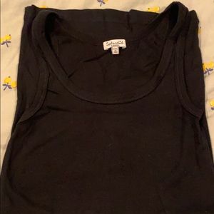 Black tank top
